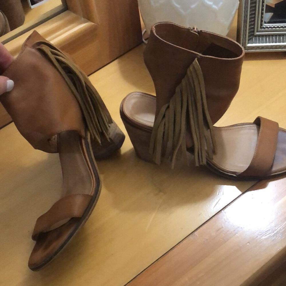 Brown heels
